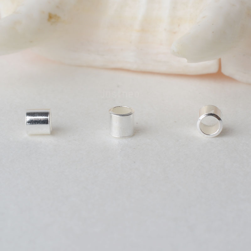 Jewelry Making Youtube - 925 Sterling Silver Hypoallergenic Loose Crimp