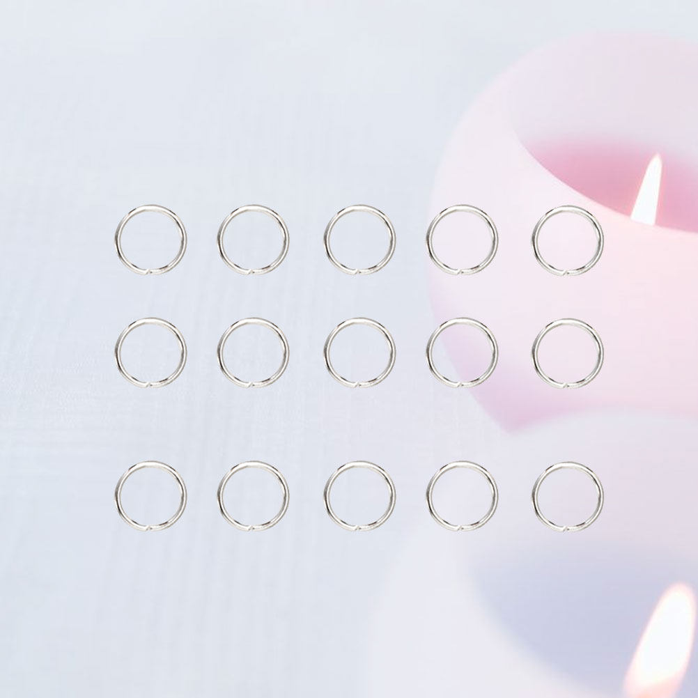 Jewelry Making Chain - 200Pcs Split Circle Rings Stainless Steel