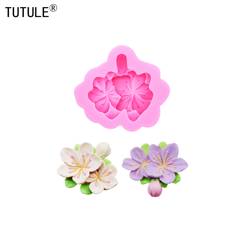 Resin Mold Jewelry - 3D Peach Blossom resin Clay item