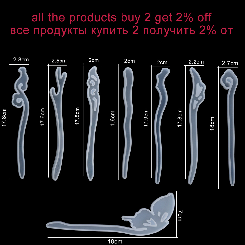 Jewelry Making Degree - 1Pcs Hairpin Hair Stick Silicone Mold