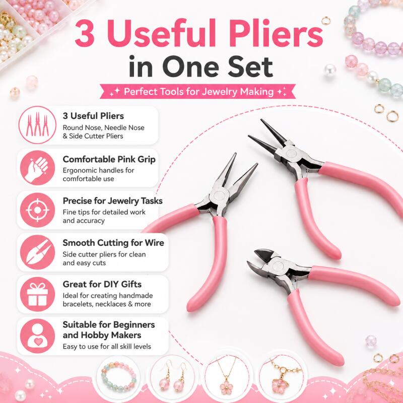 Jewelry Making Pliers - 1pcs/set DIY Hand Tool Pliers Set,
