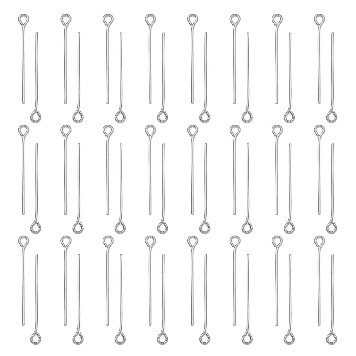 Jewelry Making Looper Tool - 100Pcs/Lot Stainless Steel Eye Pins Diy
