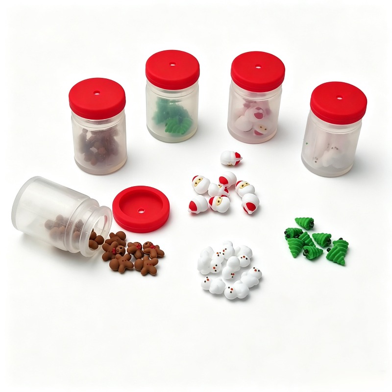 Jewelry Making Looper Tool - 20Pcs New 3D Christmas Silicone Beads
