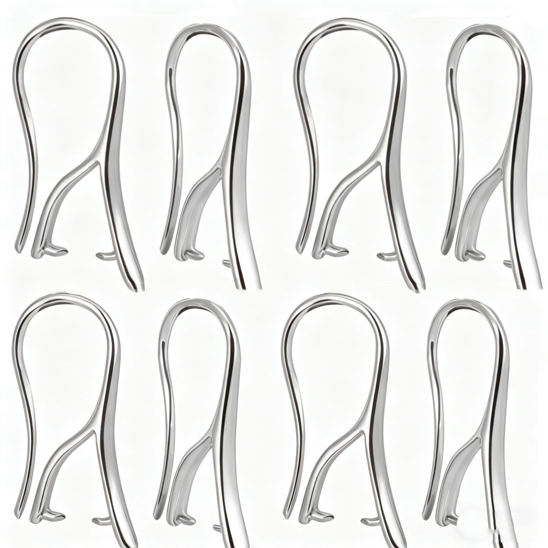 10/30Pcs White with Pinch Bail - Jewelry Making Findings review and price