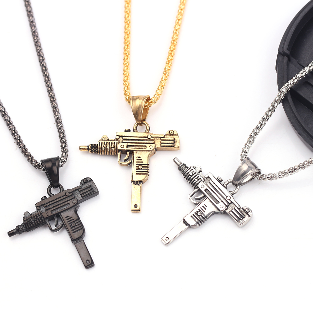Punk Uzi Pistol Machine Gun Ne - Jewelry Making Workshops review and price