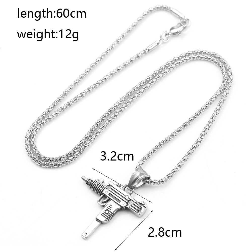 Punk Uzi Pistol Machine Gun Ne - Jewelry Making Workshops review and price