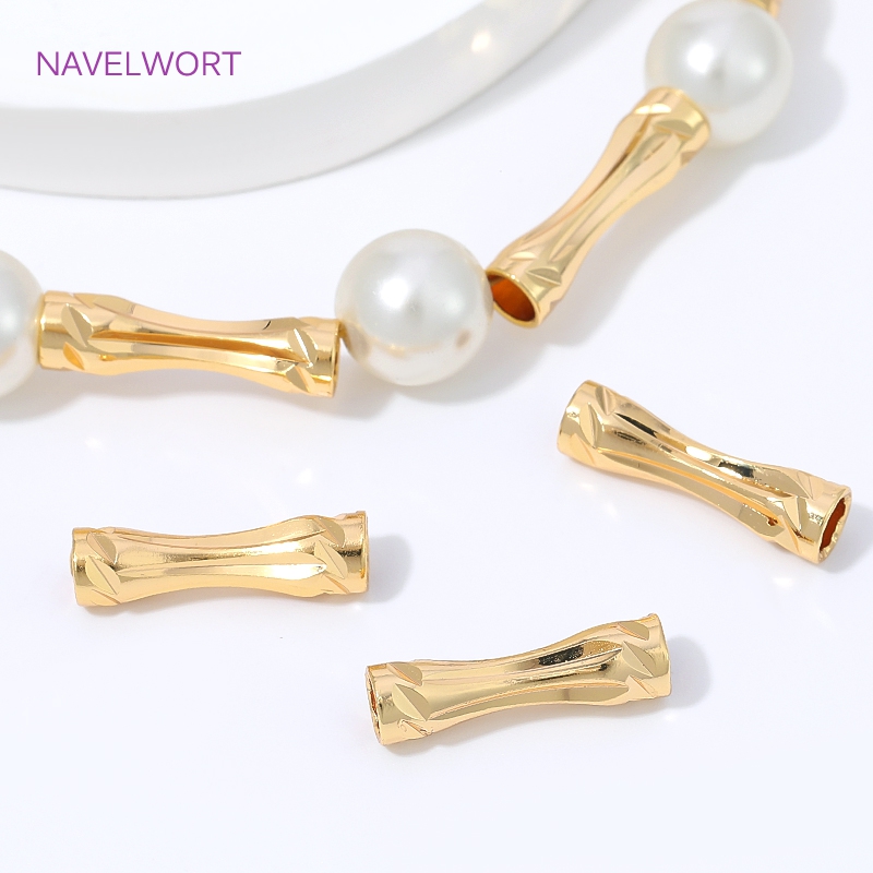 18K Gold Plated Faceted Tube B - Jewelry Making Youtube review and price