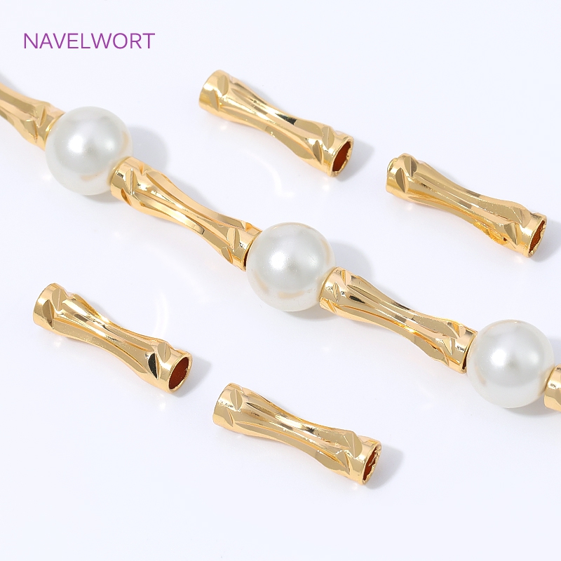 18K Gold Plated Faceted Tube B - Jewelry Making Youtube review and price