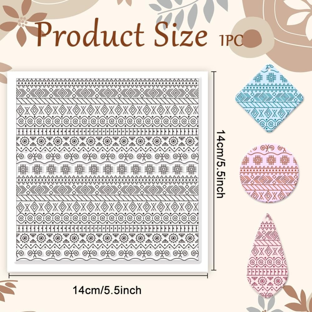 Textile Geometric Silicone Tex - Jewelry Making Mold review and price