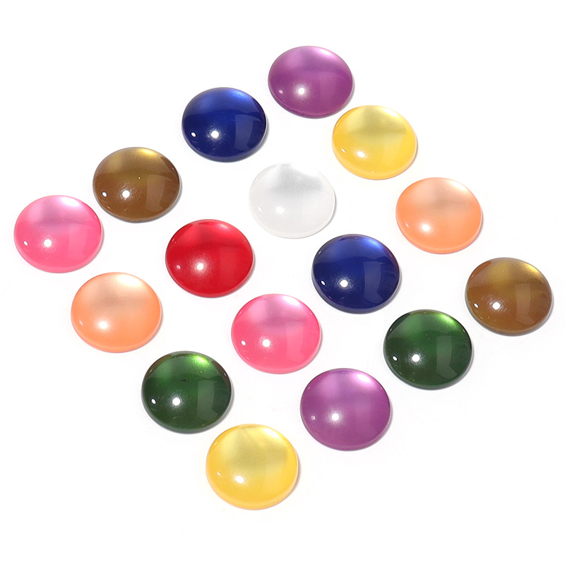 50pcs Mixed Color Resin Caboch - Jewelry Making Gemstones review and price