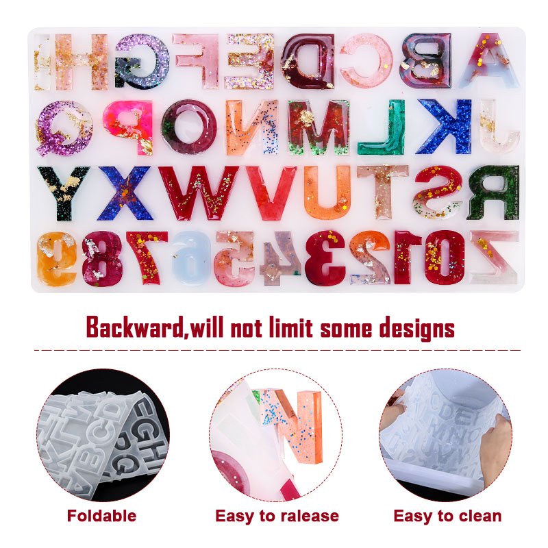 Alphabet Epoxy Resin Mold Kit  - Jewelry Making Degree review and price