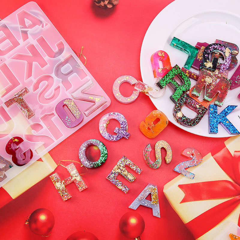 Alphabet Epoxy Resin Mold Kit  - Jewelry Making Degree review and price