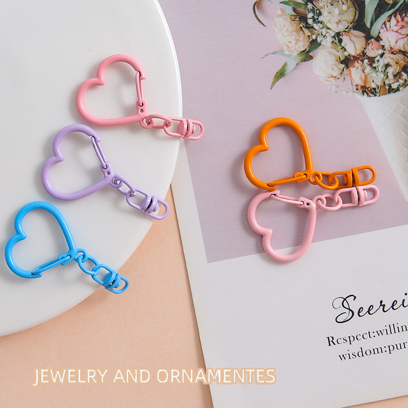 10Pcs Colorful Zinc Alloy Hear - Jewelry Making Chain review and price