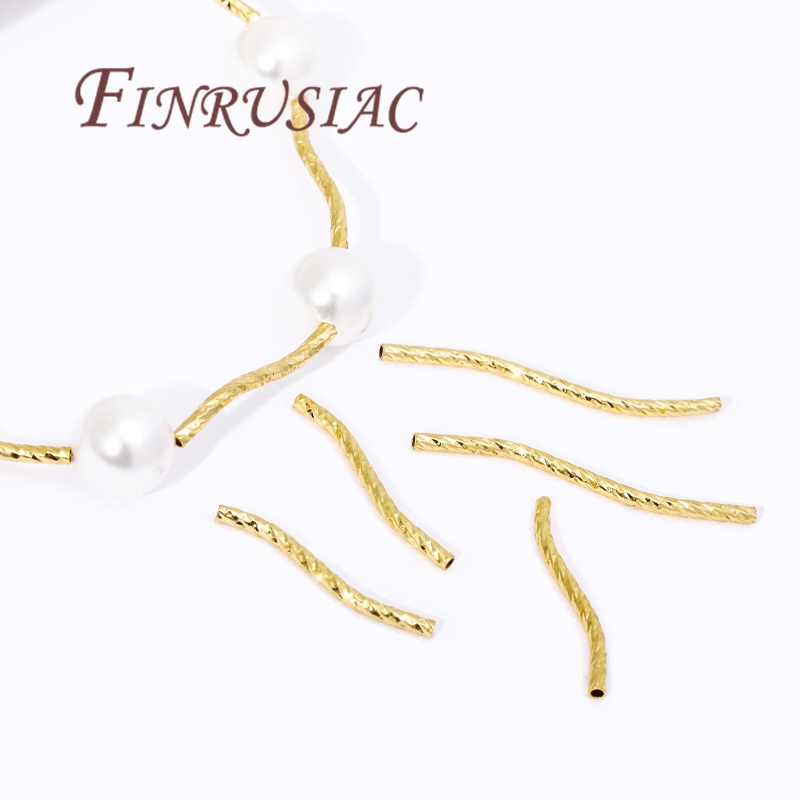 S Shape Tube Beads,18K Gold Pl - Jewelry Making Youtube review and price