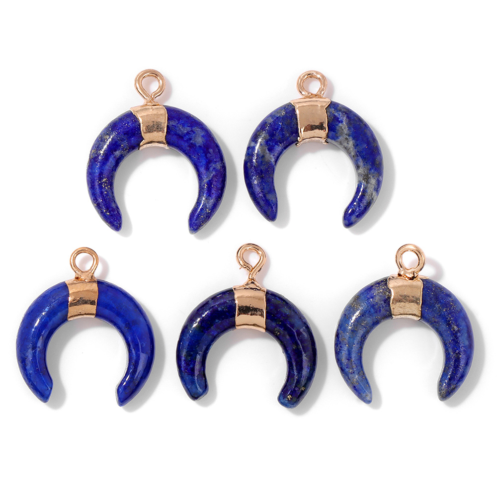 5PCS/lot Lapis Lazuli Stone Pe - Jewelry Making Gemstones review and price