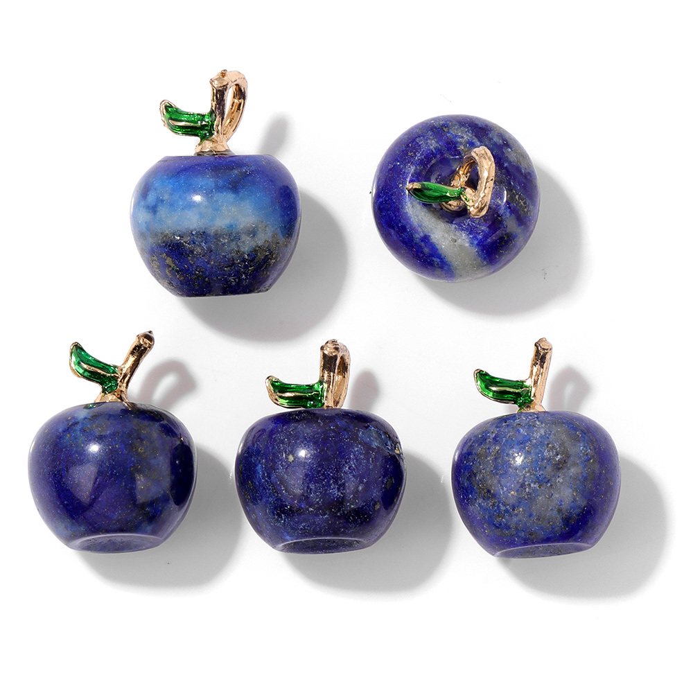 5PCS/lot Lapis Lazuli Stone Pe - Jewelry Making Gemstones review and price