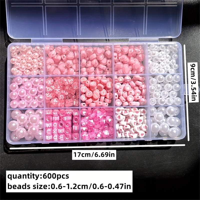 10-Piece Pink Alphabet Box, Ac - Jewelry Making Degree review and price