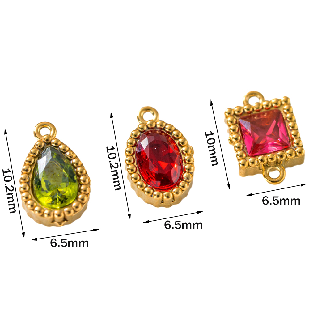 10pcs Gold Stainless Steel Mix - Crystal Bead Mix review and price