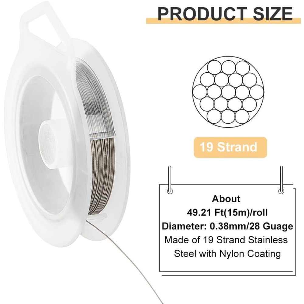 19 Strands Bead String Wire (0 - Jewelry Making Course review and price