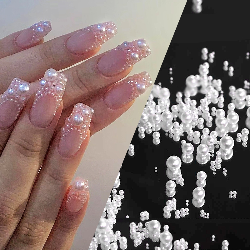 1 Bag Shimmering Crystal Nail  - Crystal Bead Mix review and price