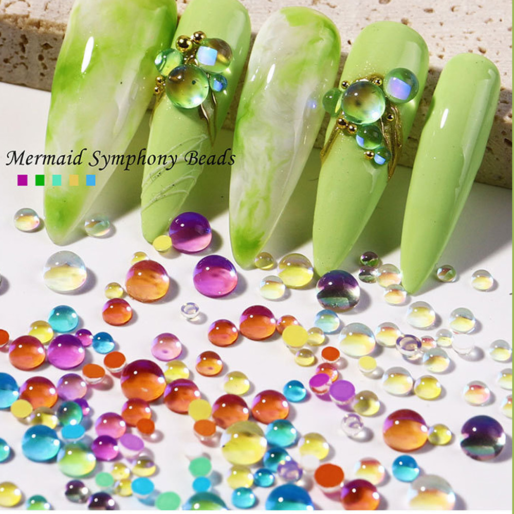 300Pcs Mermaid Tears Nail Art  - Crystal Bead Mix review and price