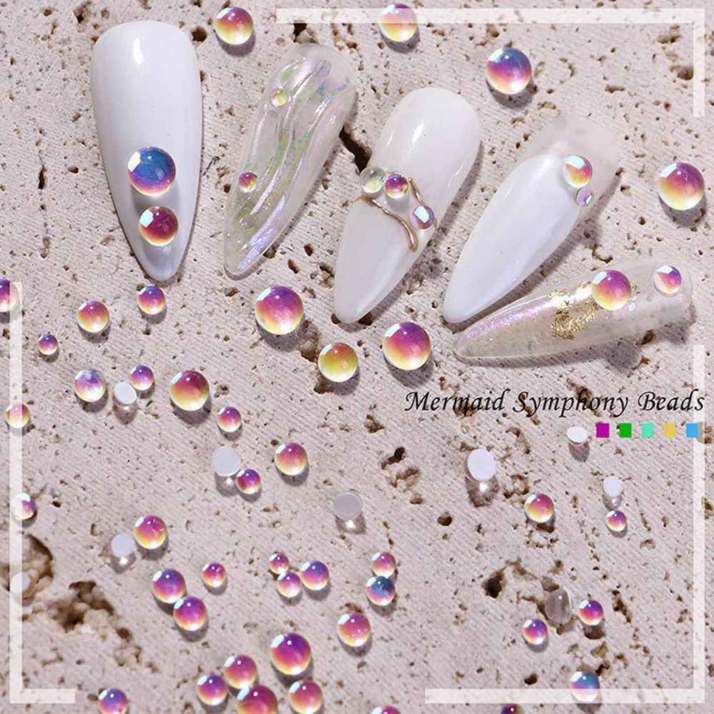 300Pcs Mermaid Tears Nail Art  - Crystal Bead Mix review and price