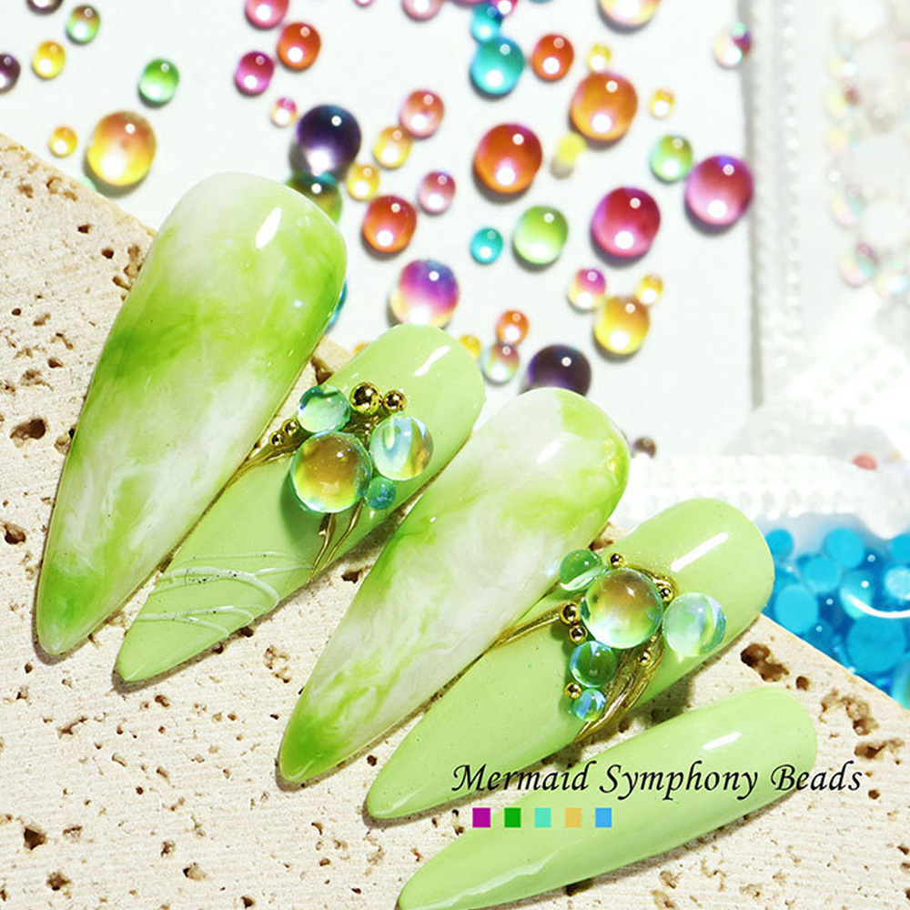 300Pcs Mermaid Tears Nail Art  - Crystal Bead Mix review and price