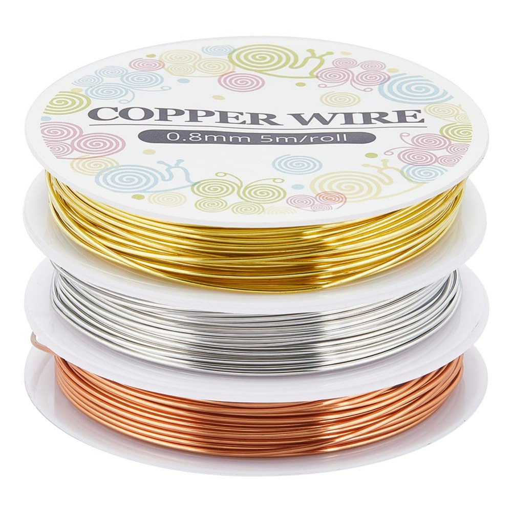 12.8M Copper Jewelry Wire 0.8m - Jewelry Making Degree review and price