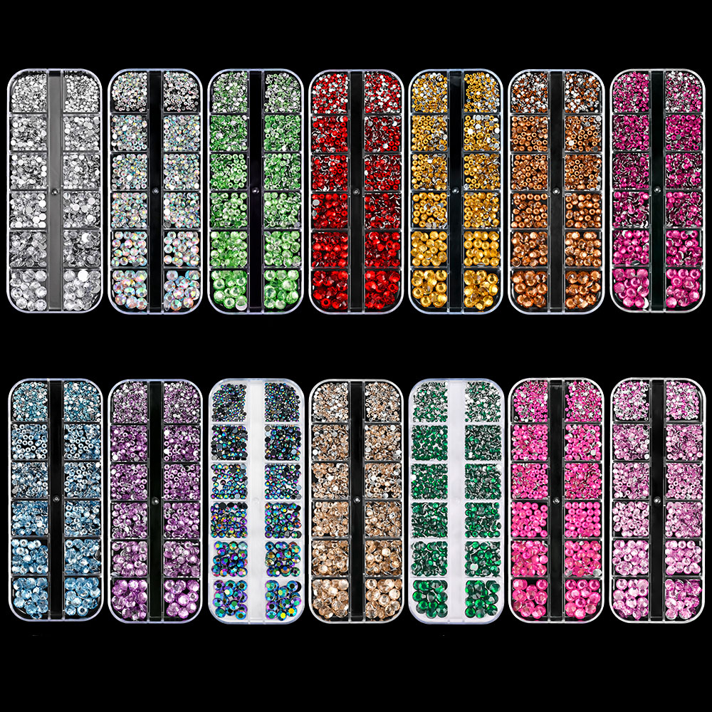 12Grid Mix size Luxury Resin C - Crystal Bead Mix review and price