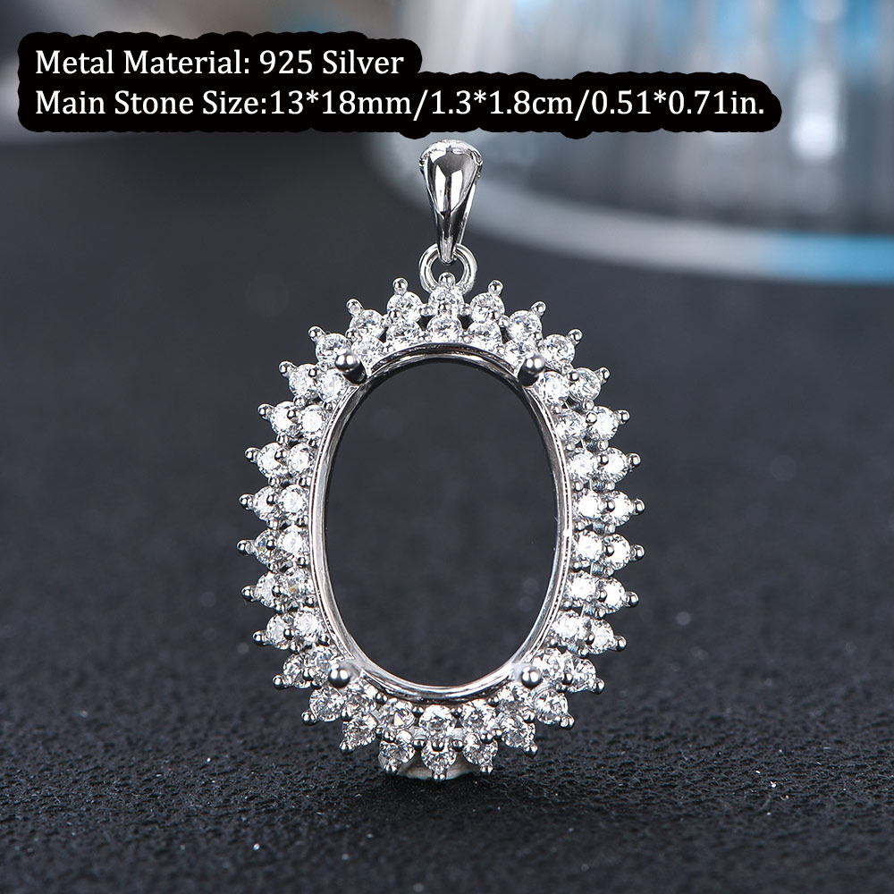 13x18mm S925 Sterling Silver R - Jewelry Making Gemstones review and price