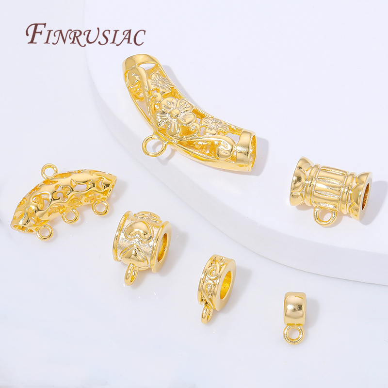18K Gold Plated Pendant Bail C - Jewelry Making Youtube review and price