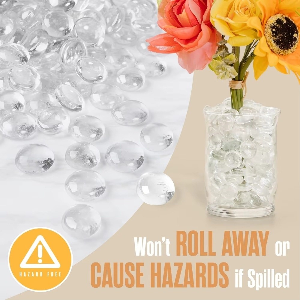 Glass Pebbles Vase Filler Bead - Crystal Bead Mix review and price