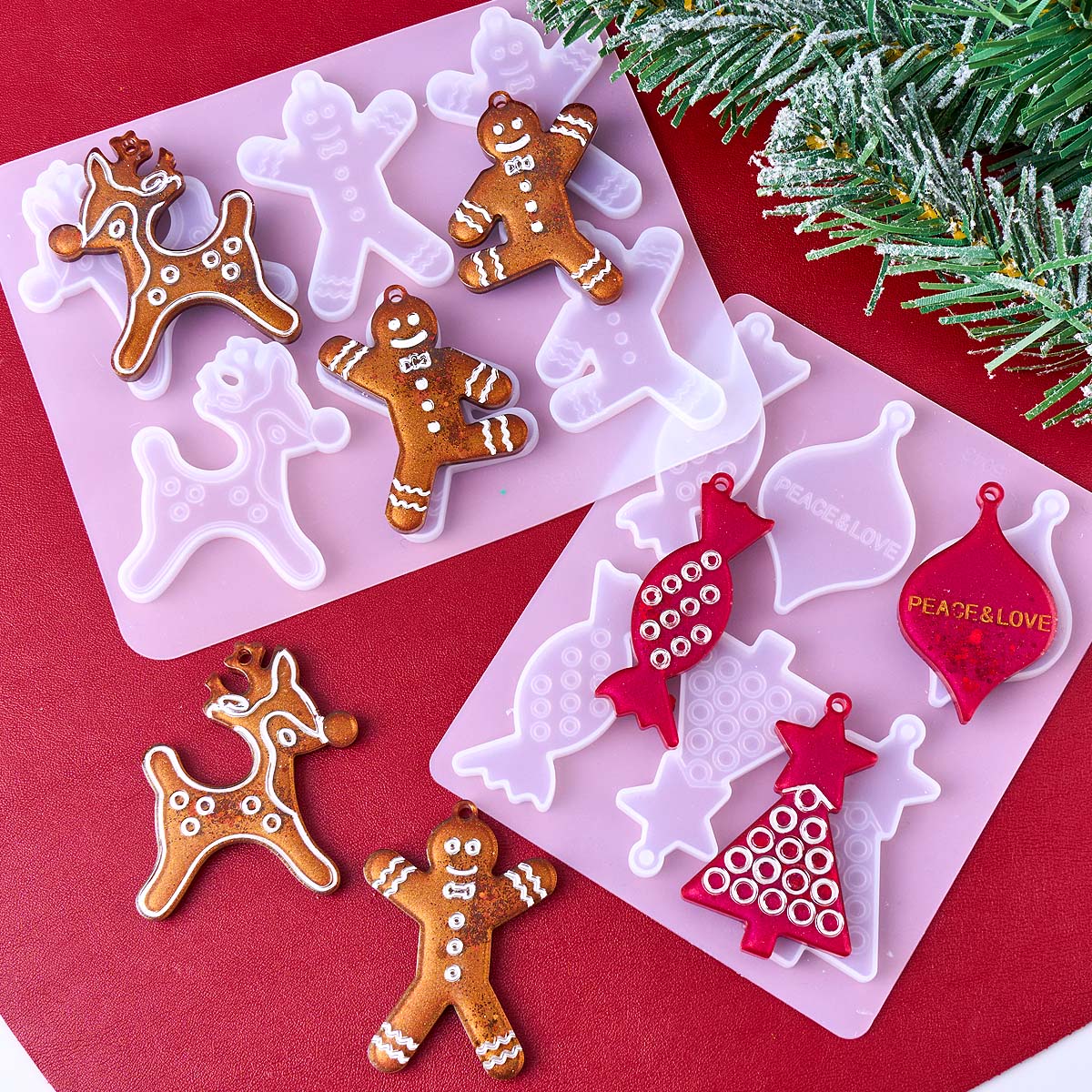 Christmas Series Earrings Pend - Jewelry Making Mold review and price
