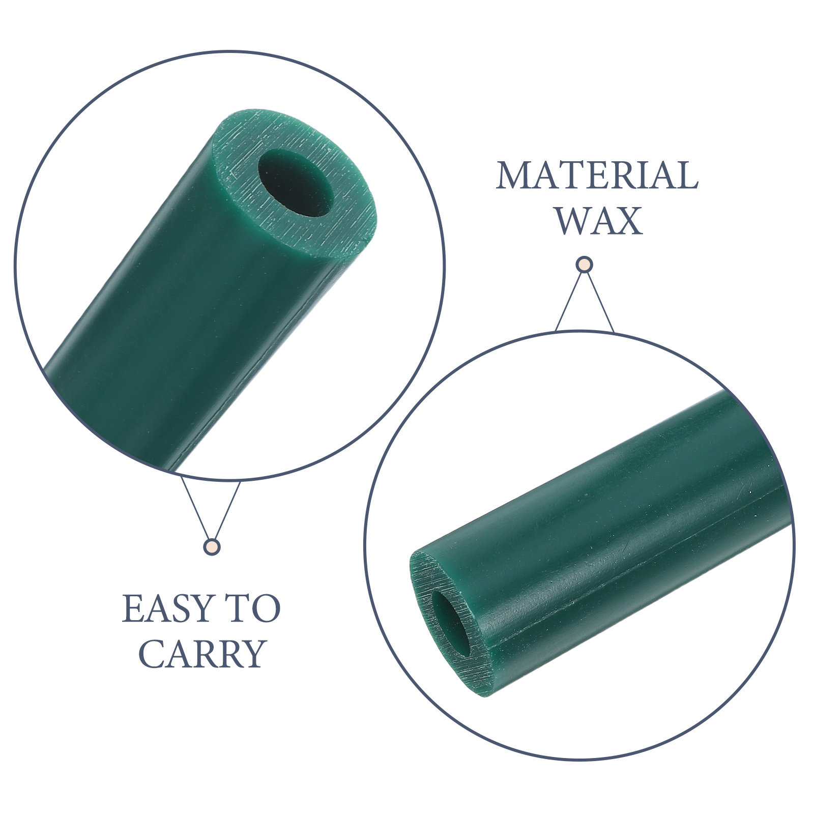 Green Carving Wax Hollow Tube  - Jewelry Making Mold review and price