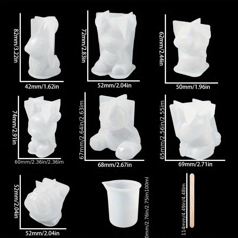 19pcs Resin-Made Mold Set, Sui - Jewelry Making Mold review and price