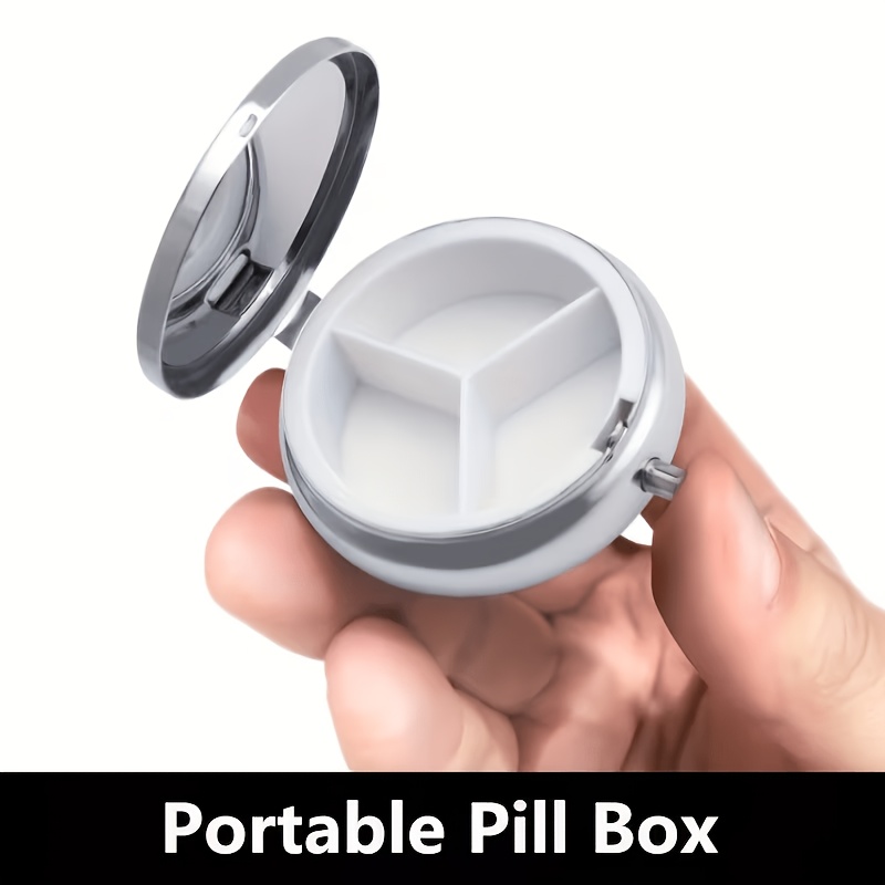 A three-layer pill box with an - Jewelry Making Place review and price