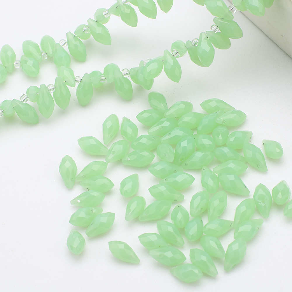95Pcs/Lot 6x12mm Green Side Ho - Crystal Bead Mix review and price