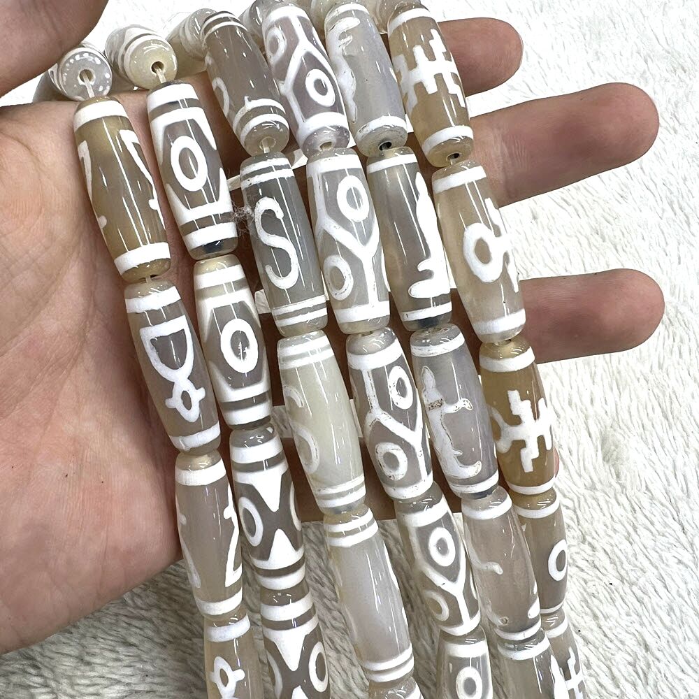 30mm White Tibentan 12 Pattern - Jewelry Making Store review and price