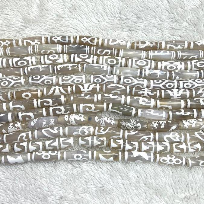 30mm White Tibentan 12 Pattern - Jewelry Making Store review and price