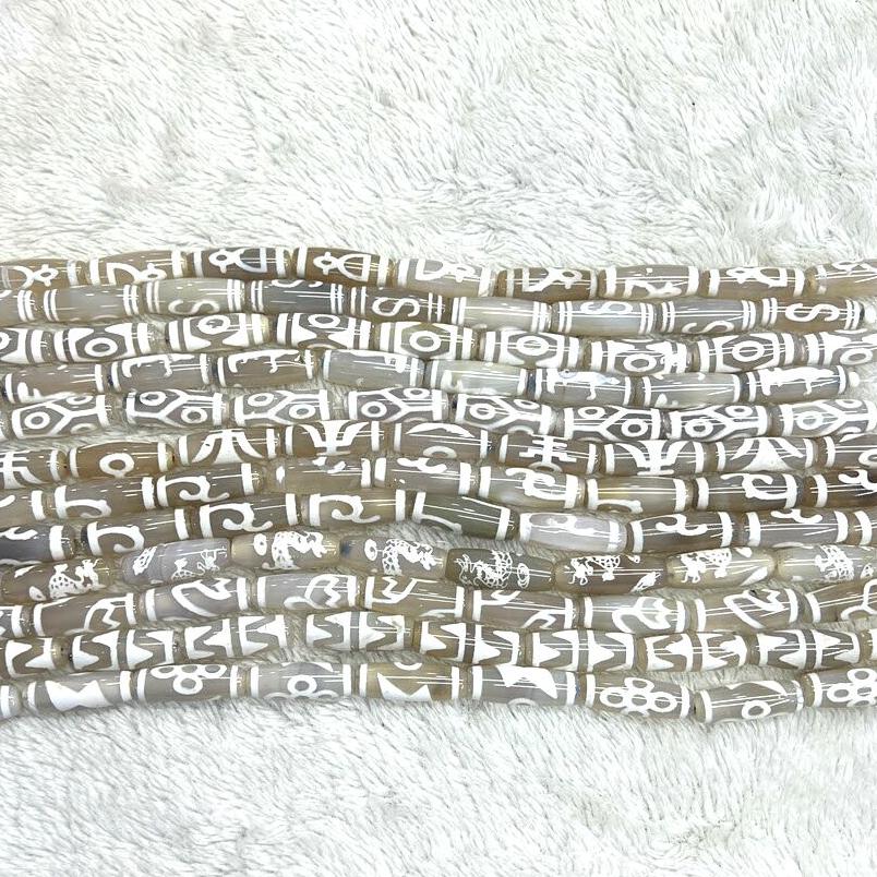30mm White Tibentan 12 Pattern - Jewelry Making Store review and price