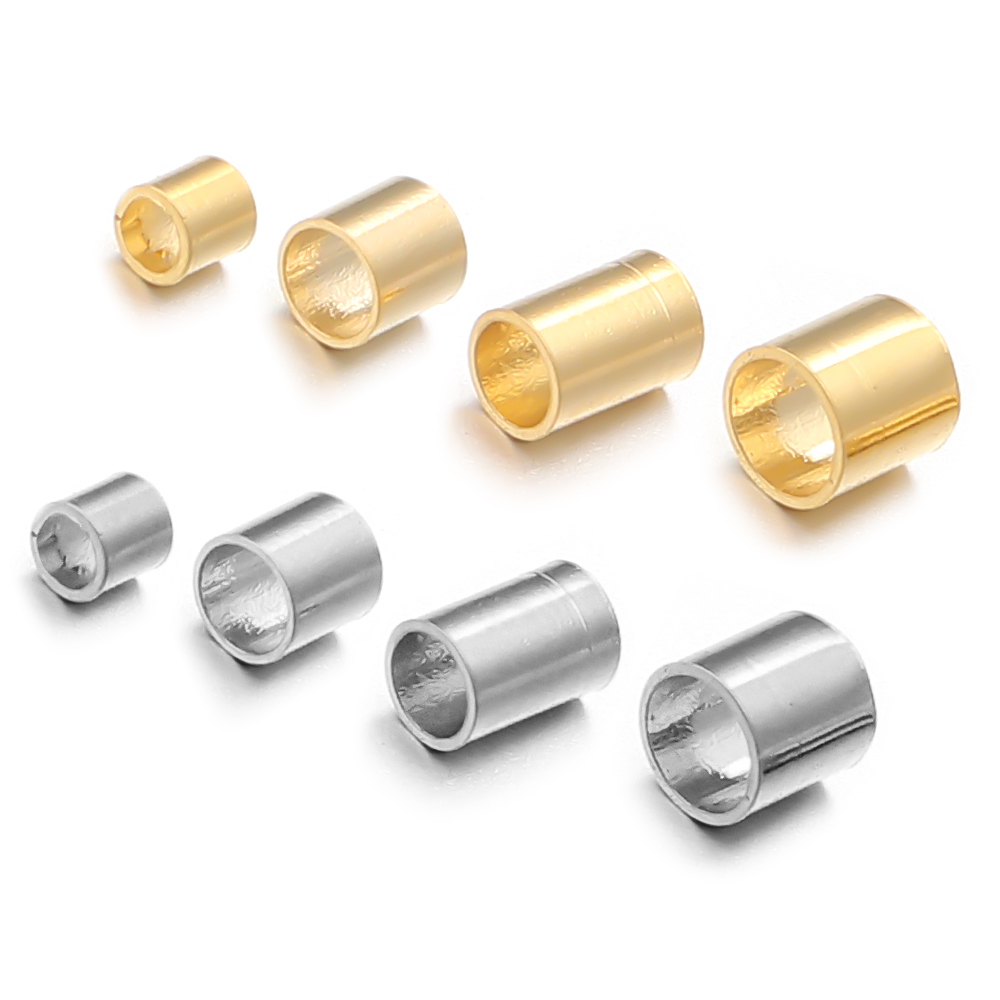 50/100pcs Stainless Steel Crim - Jewelry Making Youtube review and price
