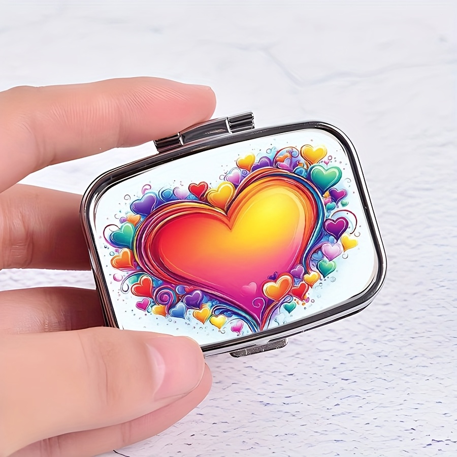1 Heart-Shaped Mini Pill Box,  - Jewelry Making Store review and price