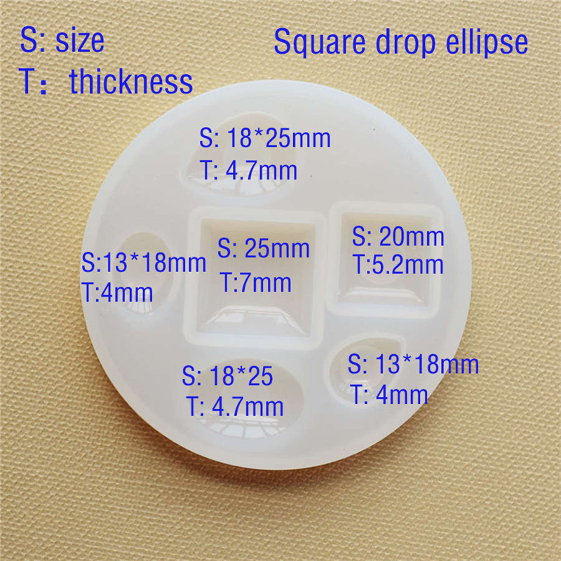Silicone Mold half ball Oblate - Jewelry Making Degree review and price