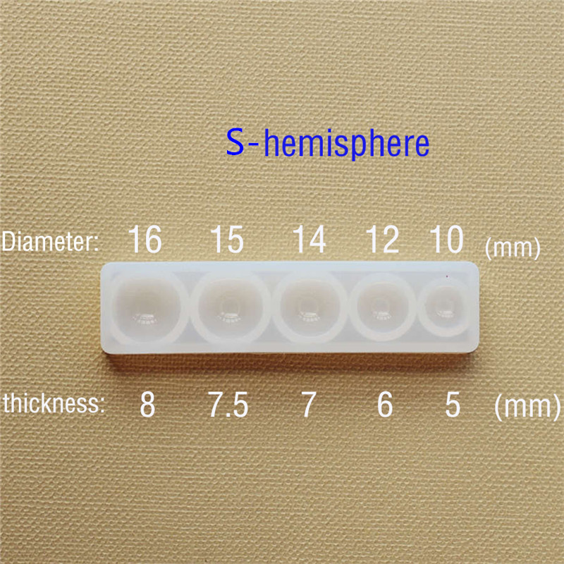 Silicone Mold half ball Oblate - Jewelry Making Degree review and price
