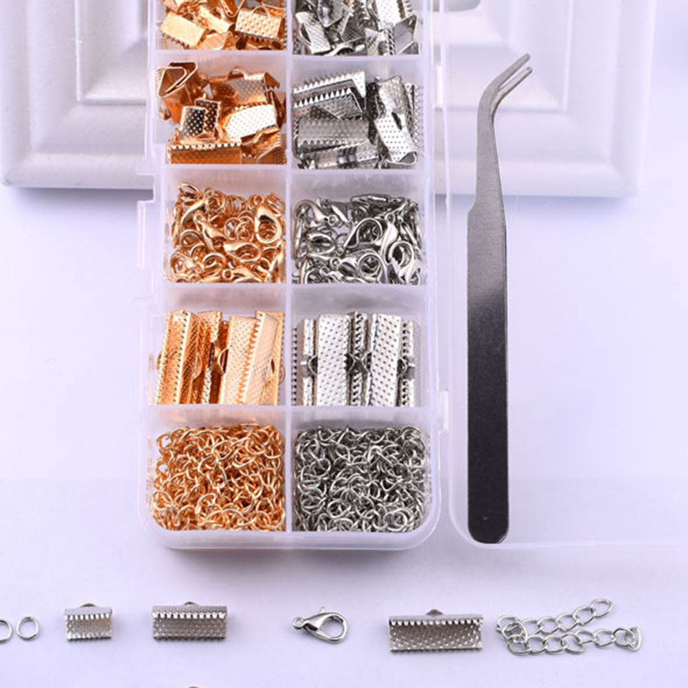 371pcs Golden Necklace Buckle  - Jewelry Making Tools review and price