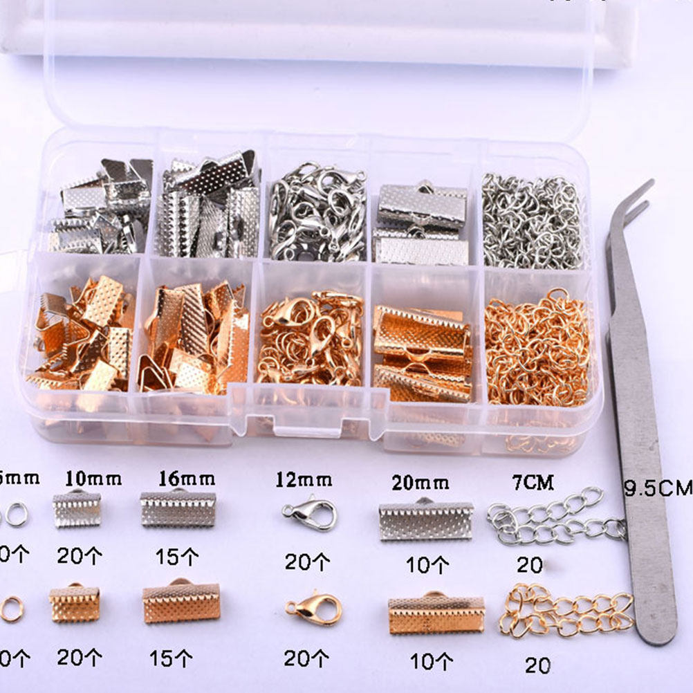 371pcs Golden Necklace Buckle  - Jewelry Making Tools review and price
