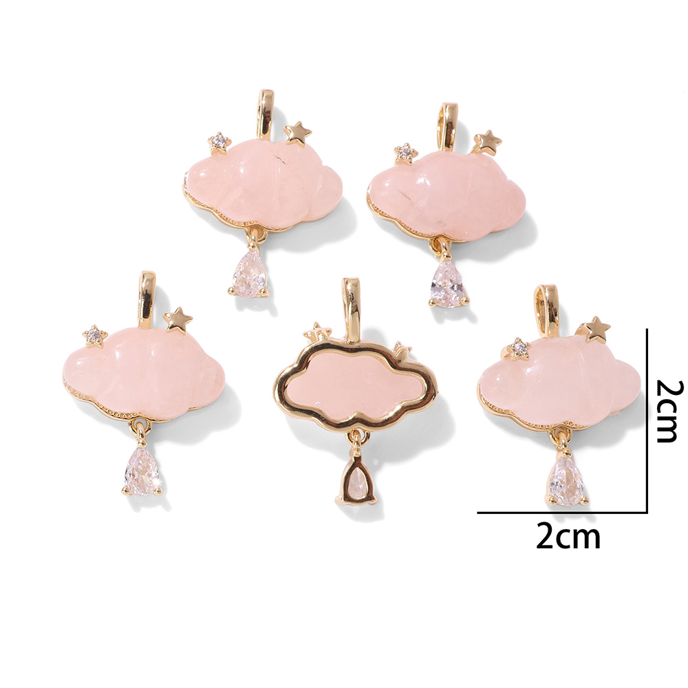 1PC Natural Stone Quartz Penda - Jewelry Making Gemstones review and price