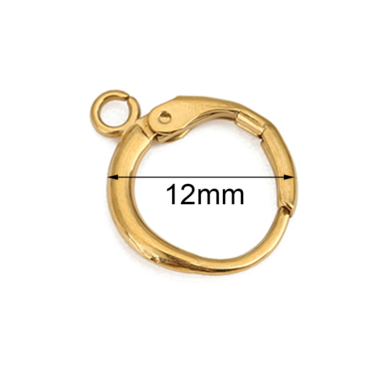 10pcs 12mm Hypoallergenic Earr - Jewelry Making Findings review and price