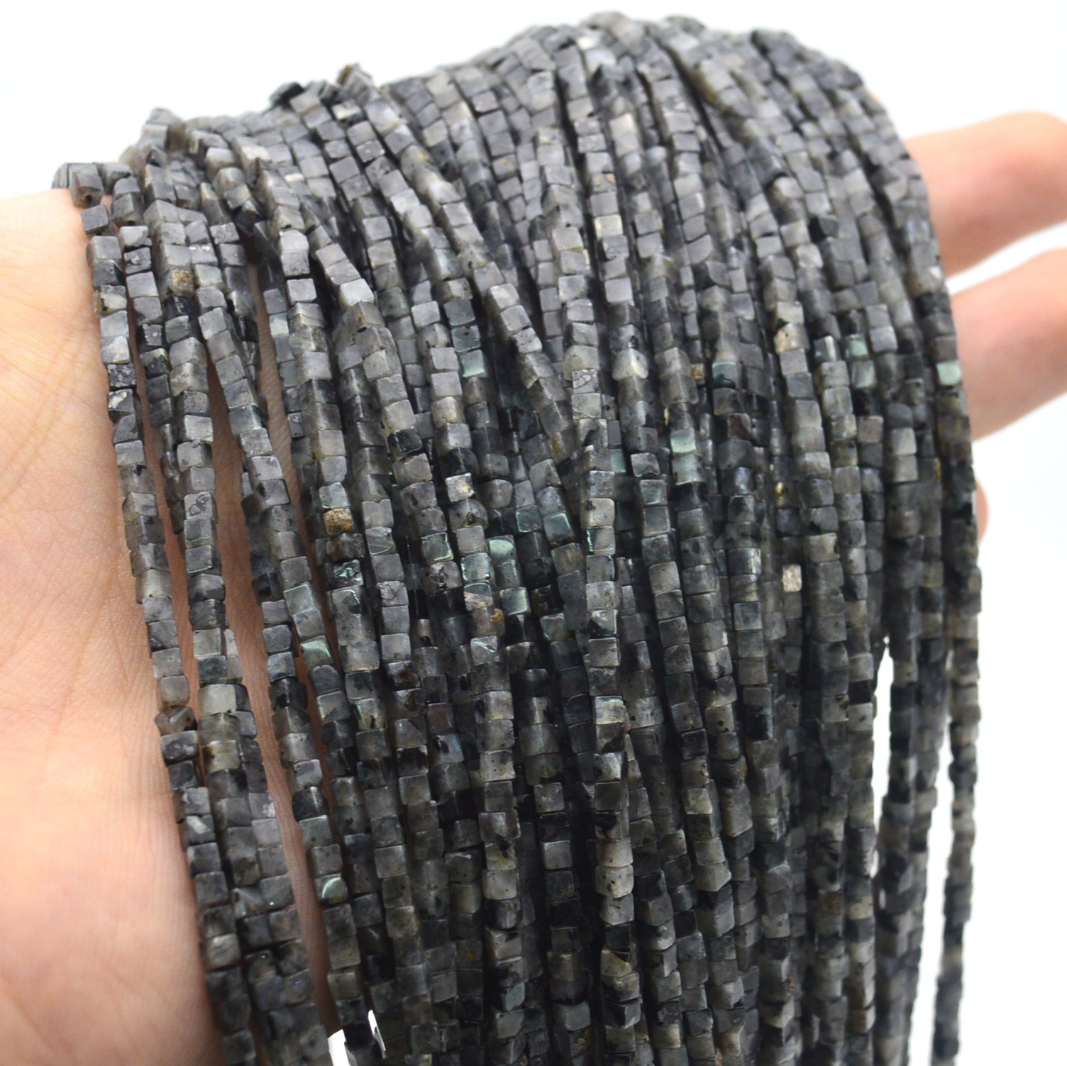 2mm 4mm Natural Gray Labradori - Jewelry Making Store review and price