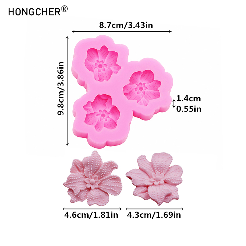 Polka Dot Floral Rose Silicone - Resin Mold Jewelry review and price